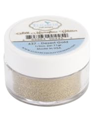 Art and Craft Supply: Elizabeth Crafts Silk Microfine Glitter 11 Grams-Desert Gold - Notions - In Network
