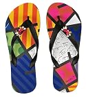 Romero Britto Flip Flops by Dupe - Heart Design (9)