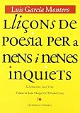 Lliçons de poesia pera nens i nenes inoviets