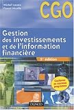 Revue Dunod  / Gestion des investissements et de l'information financière : Processus 4 et 5