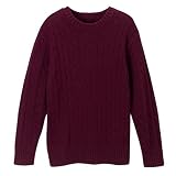Boys' Cherokee  Cable Sweater - Scarlet