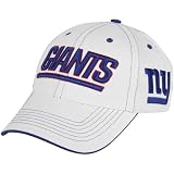 Men's '47 Brand New York Giants Polar Sidehit Structured Adjustable White Hat Adjustable