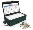 50 State Quarter Coin Collection Box Round Tube