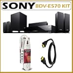 Sony BDV-E570 3D Blu-ray Disc Player Wi-Fi Home Entertainment System with 5.1 Surround Sound and BRAVIA® Internet Video Streaming + Accessory Kit