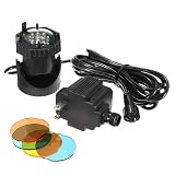 220V 1 Set Led Fountain Submersible Aquarium Garden Pool Spot Fish Tank Pond light