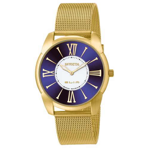 Invicta Men's 5336 Slim Collection Gold-Tone Stainless Steel Mesh Watch