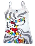 TS390 Hello Kitty Whoom Blam Boom Juniors Tank Top Superhero