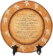 Your Hearts Delight Pass Along Poem Wooden Plate, 11-3/8-Inch