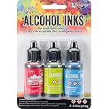 Ranger Adirondack Brights Alcohol Ink 1/2-Ounce 3/Pkg, Dockside Picnic
