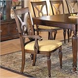 Ridgedale Arm Chair in Multi-Step Rich Cherry [Set of 2]