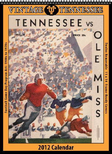 Tennessee Volunteers 2012 Vintage Football Calendar