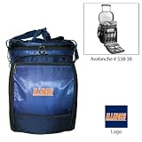 Illinois Fighting Illini NCAA Avalanche Picnic Cooler on Wheels (Navy) (Embroidered Logo)
