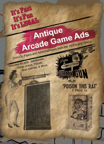 antique arcade game ads 1930s to 1940s