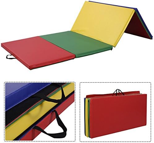4'x8'x2" Folding Gymnastics Gym Exercise Stretching Yoga Mat