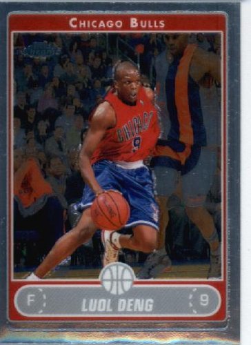 2006 07 Topps Chrome Basketball Card #36 Luol Deng Chicago Bulls