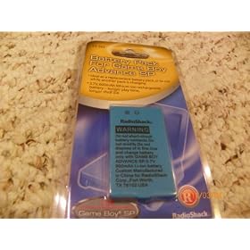 Battery Pack for Game Boy Advance SP