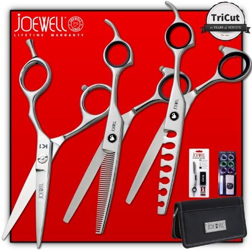 Joewell K1 5.0" Shears / Scissor + Blender & Texturizer Bundle