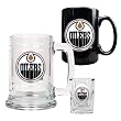 Edmonton Oilers NHL 15oz Tankard, 15oz Ceramic Mug & 2oz Shot Glass Set - Primary Logo by Great American Products