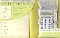 Baby Shower Invitation Kit - Make Your Own Cards