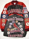 St. Louis Cardinals 10-Time World Series Championship Leather Jacket