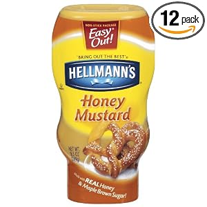 Hellmann's Honey Mustard, 9.5-Ounce squeeze bottle (Pack of 12) by Honey