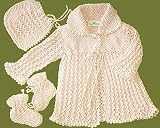 HAND MADE KNIT - Sweet Dreams 3-pc. Christening Set