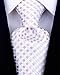Scott Allan Collection Checkerboard Ties for Men - Woven Necktie - Beige