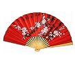 Oriental Wall Fan | Asian Wall Decor 20" Asian Flower