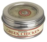 Aromatica Organics Greek Chicken Seasoning, 3.6-Ounce Tins (Pack of 4)