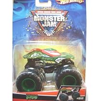 Hot Wheels Monster Jam Teenage Mutant Ninja Turtle Truck Scale 1:55