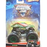 21572 1/64 Monster Jam Pull-Back Truck Asst (12) ~ Hot Wheels