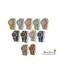 Wholesale Lot of 6 Asst. Infinity Symbol Leather Wrap Watches - 9739