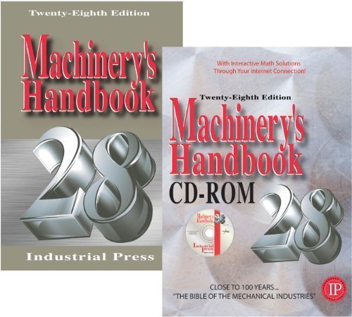 Machinery's Handbook Toolbox & CD Combo (Machinery's Handbook (W/CD)) 28th (twenty-eighth) Edition by Oberg, Erik published by Industrial Press (2008)