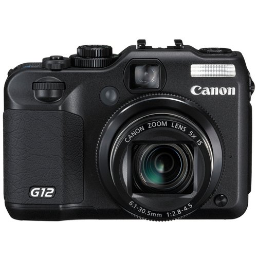 Canon G12 10 MP Digital Camera with 5x Optical Image Stabilized Zoom and 2.8 Inch Vari-Angle LCD