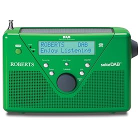 Roberts DAB / FM Digital Solar Radio - Green