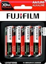Fuji Xtra Alkaline AA - 4 batteries per pack