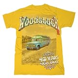 Woodstock "40 Years" Yellow T-Shirt