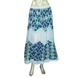 Fashion Skirt Cotton Printed Summer Dress Size 14