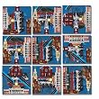 B Dazzle Boston Scramble Squares 9 Piece Puzzle