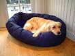 Pet Bagel Bed Extra Large 52" Bagel Bed - Blue (Blue) (52"H x 36"W x 9"D)