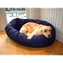 Extra Large 52" Bagel Donut Dog Pet Bed - Blue