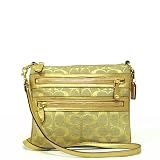 (�R�[�`)COACH �΂߂����V�����_�[�o�b�O [�{�j�[ ���l�� �����b�N�X �W�b�v �N���X�{�f�B�[] F42792 BKTGD �_�[�N�i�`������X�S�[���h ���s�A���i