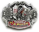 CARNIE CARNIVAL FOLK Belt Buckle Circus Clown Rides