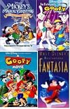 walt disney's 4 pack: An Extremely Goofy Movie , Goofy Movie, Mickey's Magical Christmas - Snowed in at the House of Mouse, Fantasia