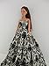 Brilliant White Gown with Black Velvet Accents on the Lace Made to Fit the Barbie Doll
