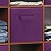 ClosetMaid 11469 Cubeicals Fabric Drawer, Purple, 2-Pack