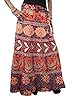 Wrap Around Skirt Designer Printed Cotton Beach Dress Long Skirt for Her