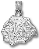NHL Chicago Blackhawks Pendant w/ Head Logo Design