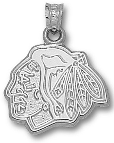 NHL Chicago Blackhawks Pendant w/ Head Logo Design