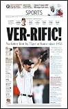 Detroit Tigers - Justin Verlander - No-Hitter - Wood Mounted Poster Print